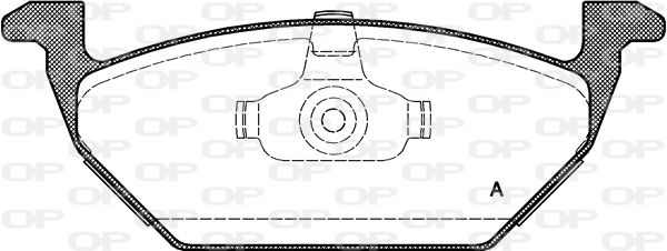 OPEN PARTS Jarrupala, levyjarru BPA0633.00